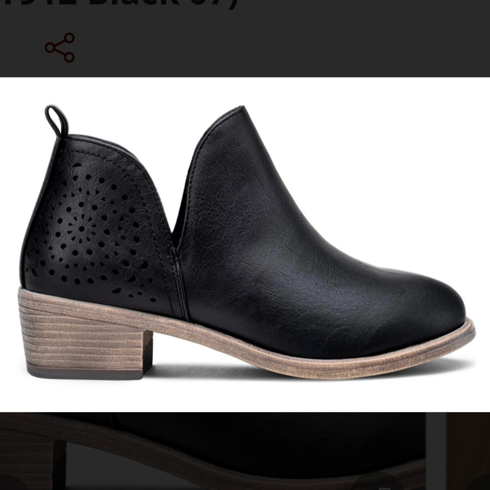 Women's Black Ankle Booties
